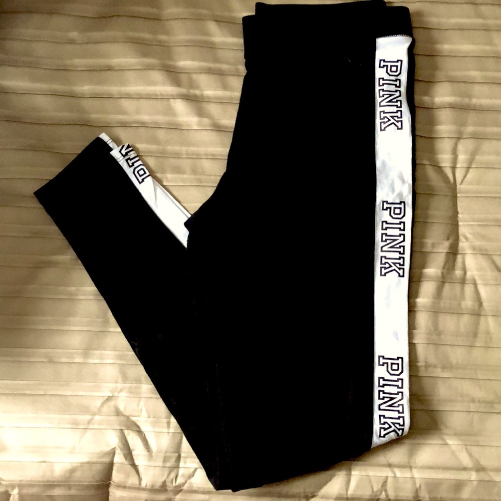 VICTORIAS SECRET PINK LEGGINGS SIZE M
